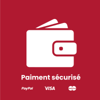 image d'un porte monnaie blanc dans un fond rouge
